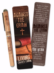Gift Set-Against The Grain Pen & Bookmark (1 Peter 2:21 ESV) - CTA